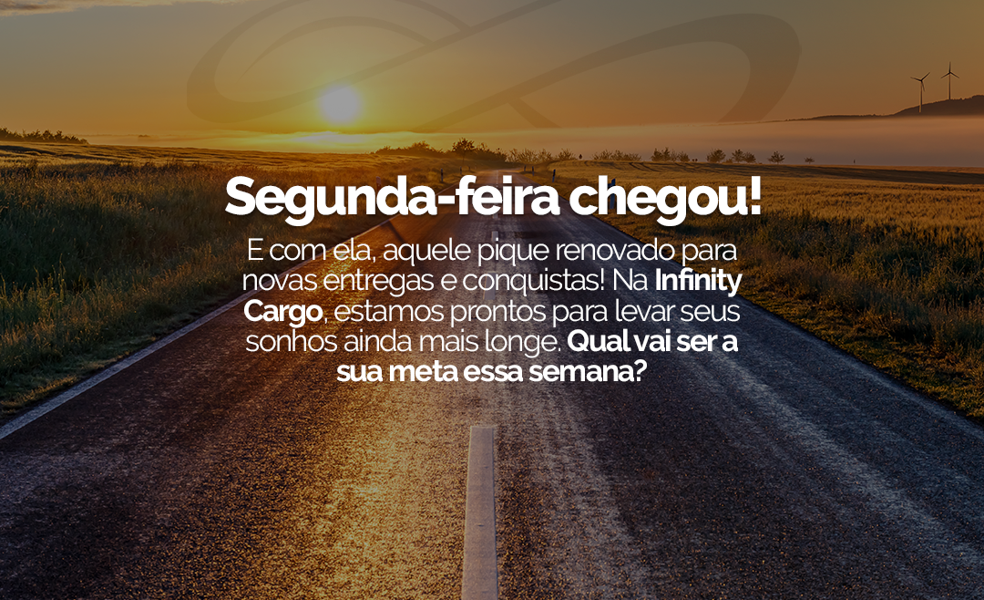 Segunda-feira chegou!